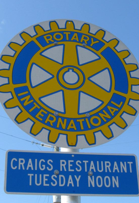 ROTARY MEETING SIGN